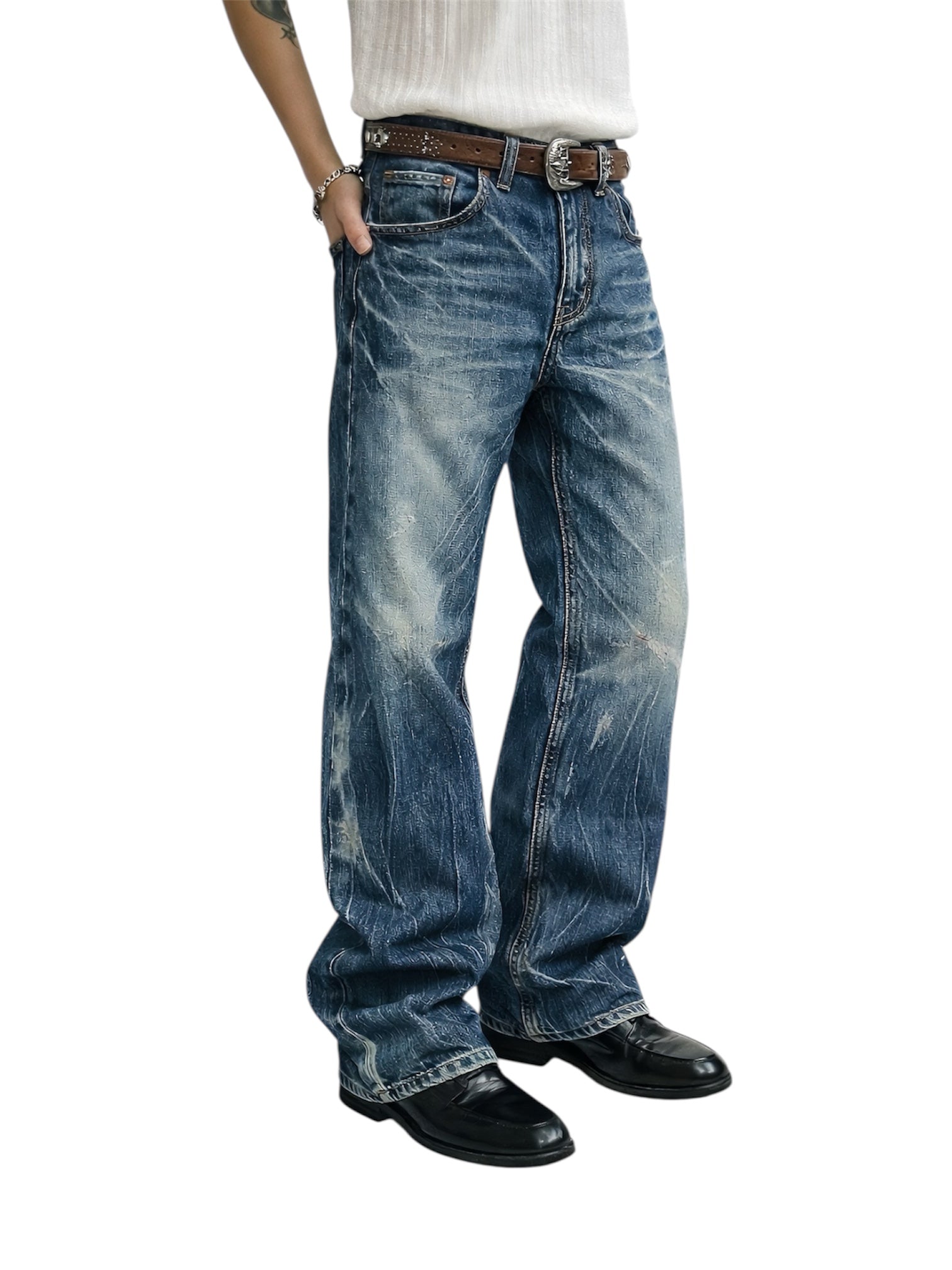 Ripple Washed Denim – Driftwood Atelier