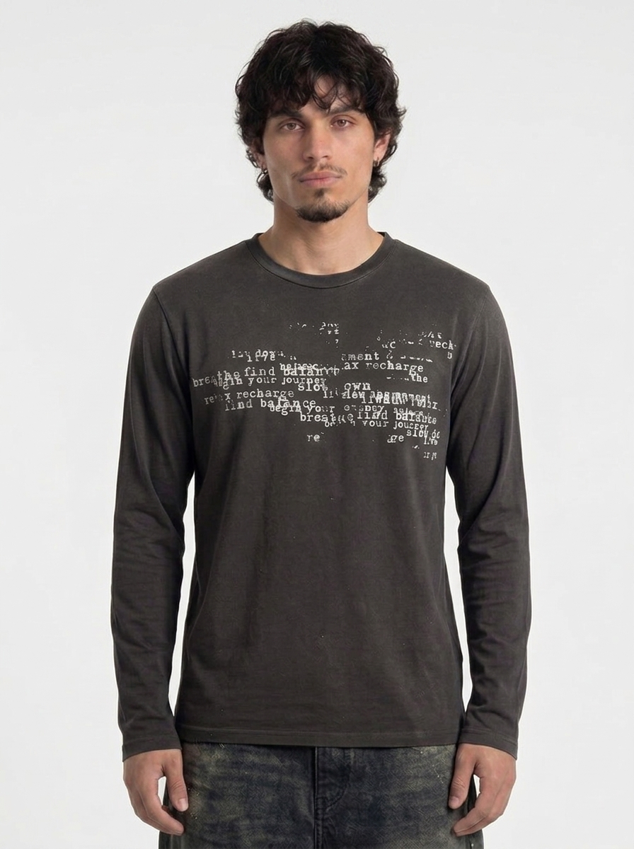 Dustfade Ink Longsleeve – Driftwood Atelier