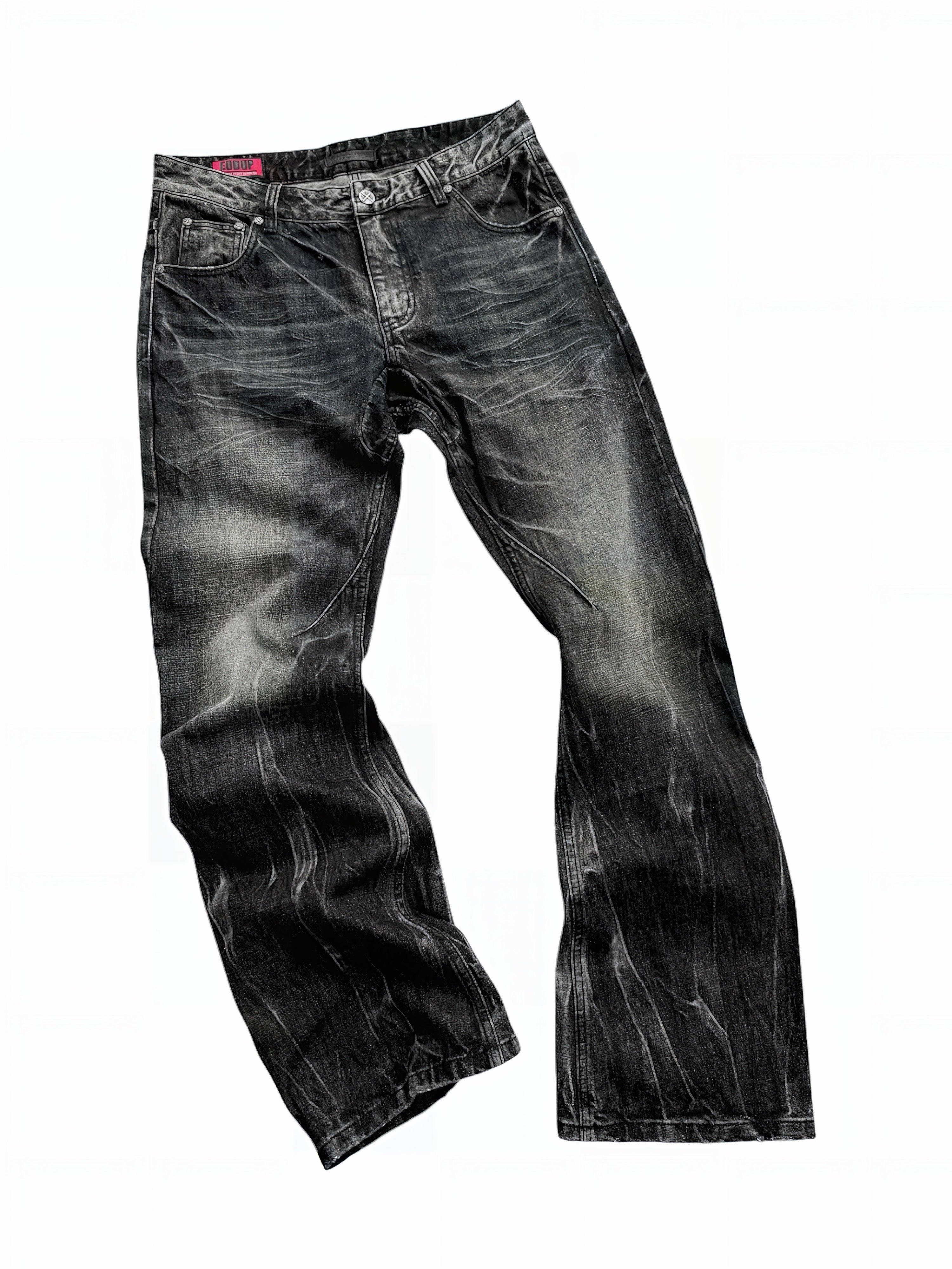 Ripple Washed Denim