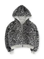 Lepoard Fur Reversible Hoodie