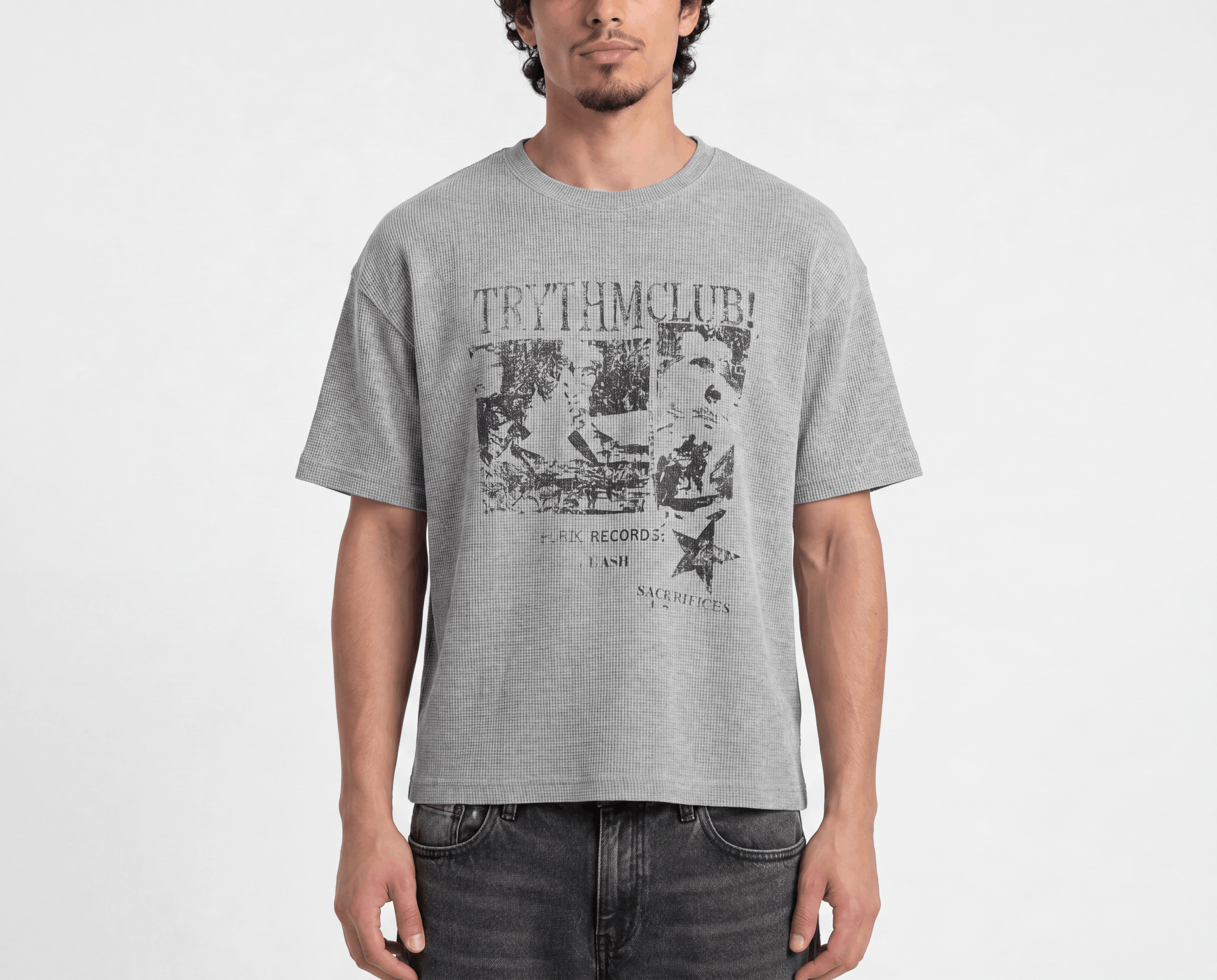 Missing Records Waffle Tee