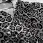 Lepoard Fur Reversible Hoodie