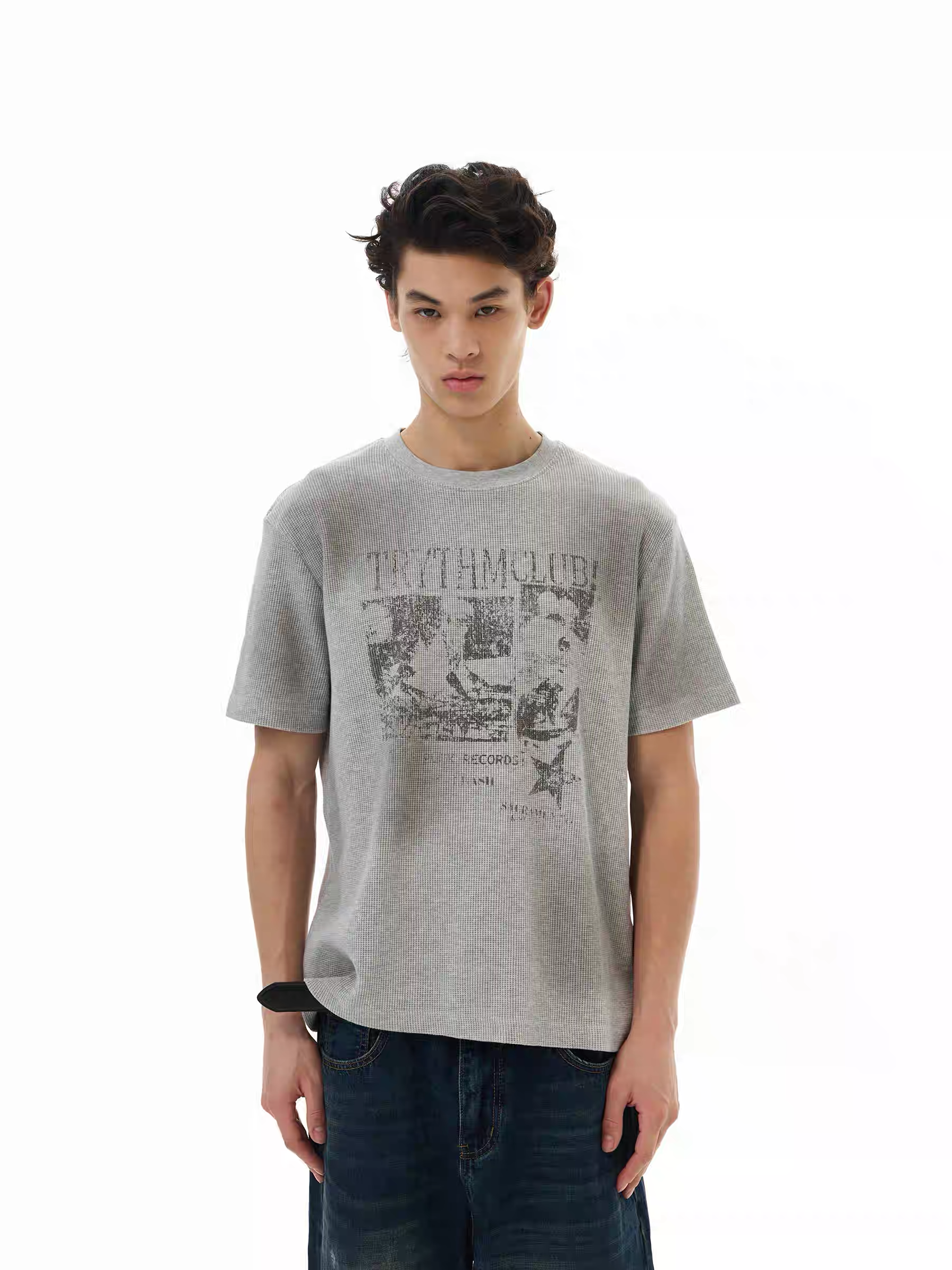 Missing Records Waffle Tee